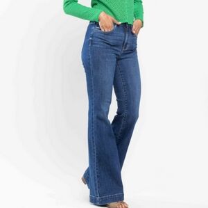 Judy Blue Flare Wide Leg Blue Jeans